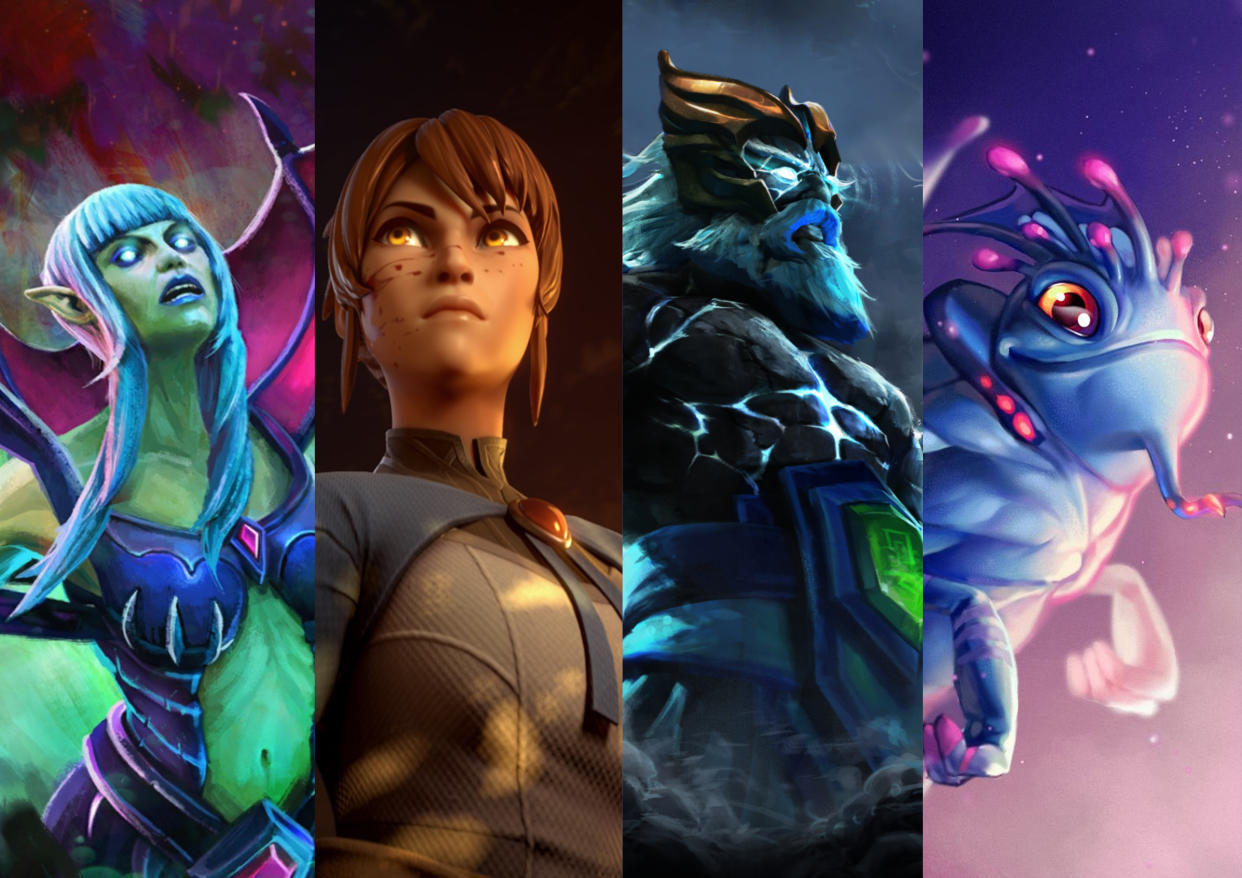 Some of the most popular heroes in the Summer Tour regional leagues for Western Europe. (Photos: Valve Software)