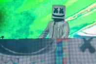 <p><strong>No. 8: Marshmello</strong><br><strong>Earnings this year: $21 million</strong><br>This DJ and producer’s identity is unknown as he performs behind a white marshmallow mask. His 2017 track <em>Alone</em> made it onto the <em>Billboard</em> Hot 100 chart. <em>Forbes</em> reports that while he takes home a healthy paycheques from live shows, he also earns more than other DJs through music and merchandise.<br>(Canadian Press) </p>