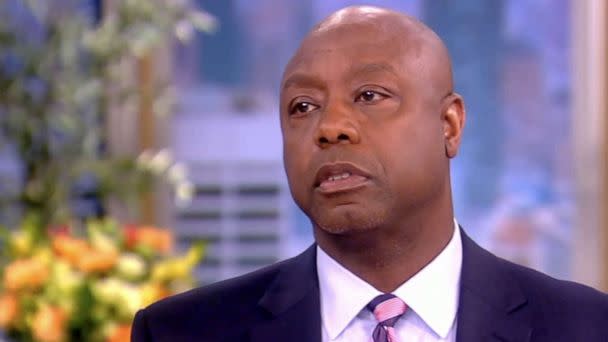 PHOTO: Tim Scott on The View (ABC News)