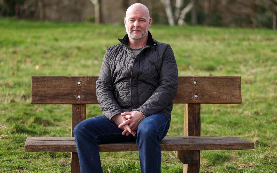 Andy Grant photographed near his home