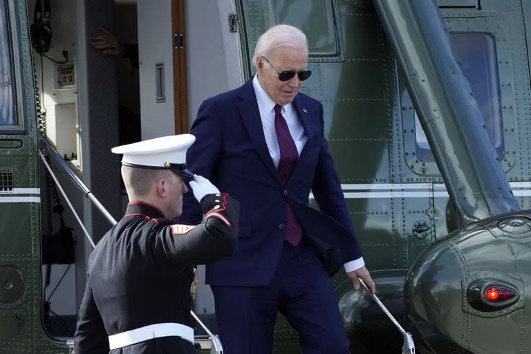 El presidente estadounidense Joe Biden el miércoles en San Francisco
(AP Photo/Manuel Balce Ceneta)