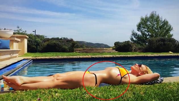 Britney Spears accused of Photoshopping. Photo: Britney Spears Instgram