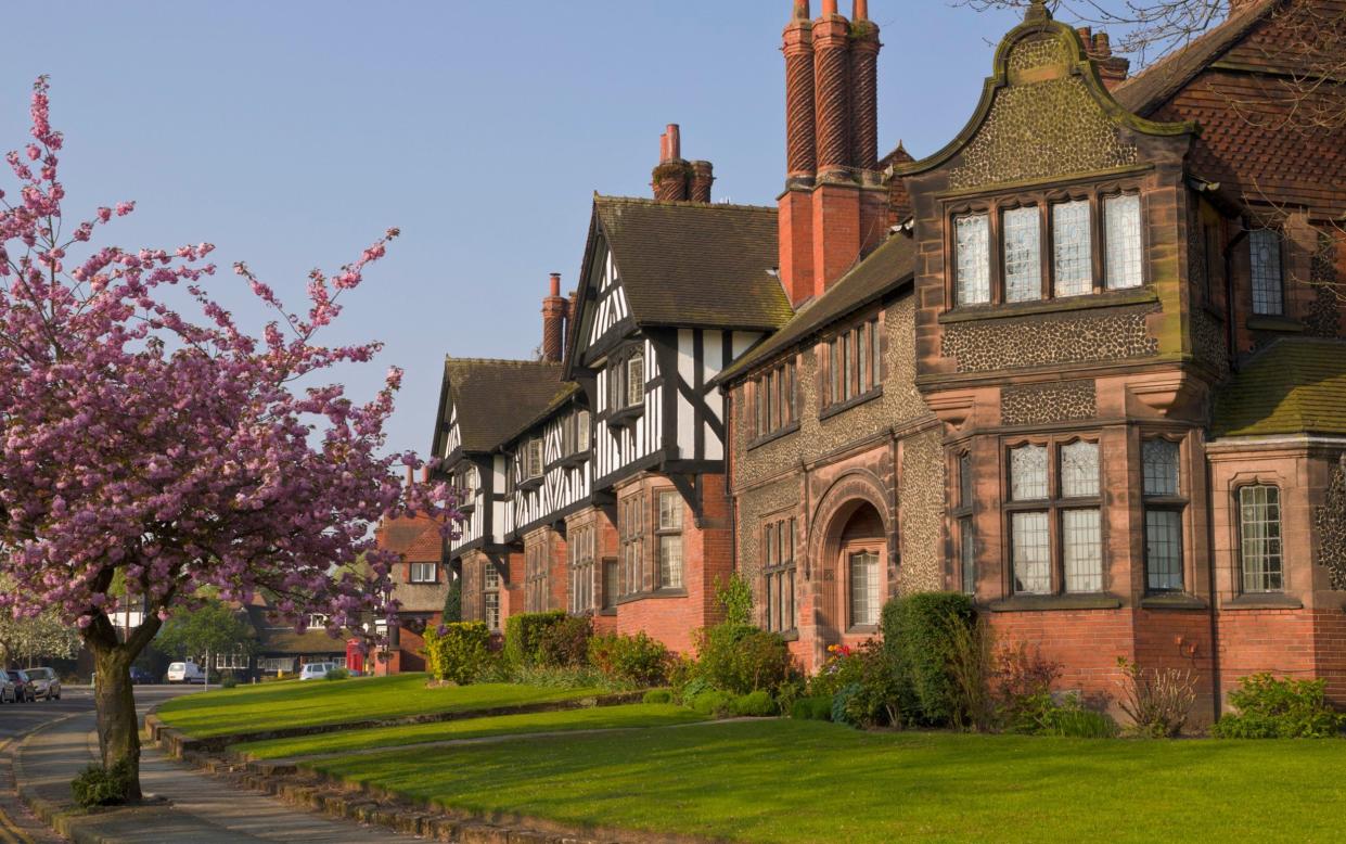 Bridge Cottage, one of the Arts & Crafts houses in Port Sunlight