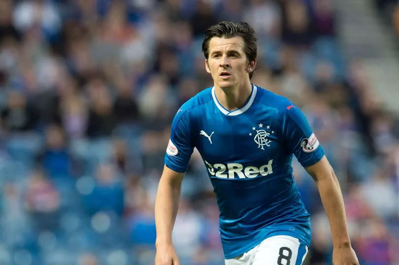 Joey Barton is a former Rangers midfielder