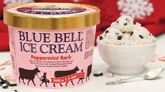 Peppermint Bark Blue Bell Ice Cream