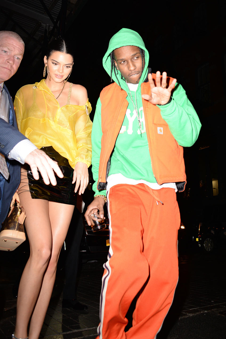 Kendall Jenner and ASAP Rocky leave the Mercer Hotel in New York City