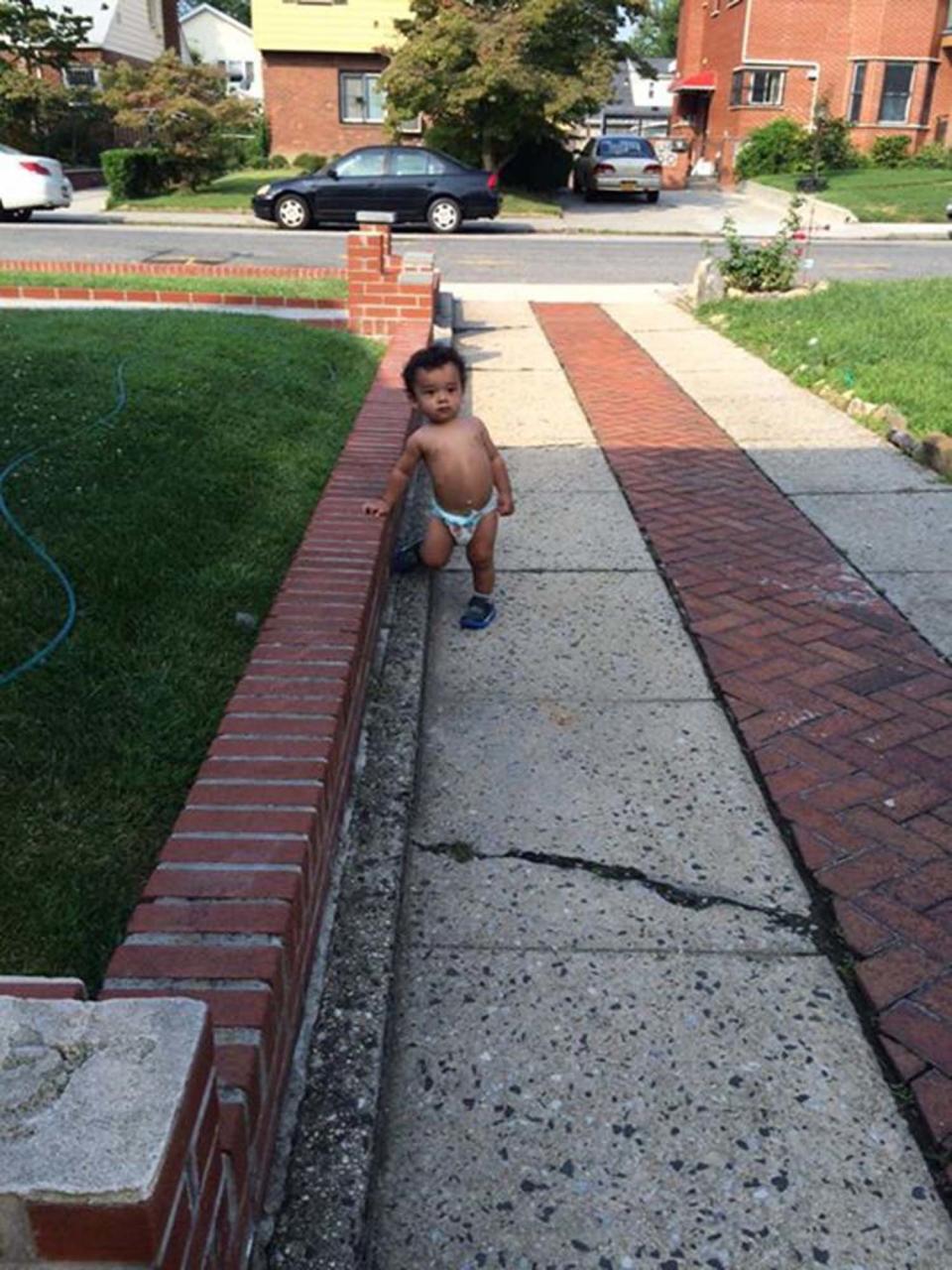 "When he wakes up and the first thing he wants to do is go outside but only sits still long enough to put shoes on."