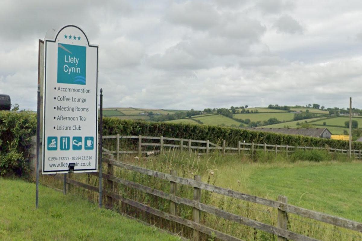 Anthony Groves punched a wedding guest and a doorman during a celebration at Llety Cynin. <i>(Image: Google Street View)</i>