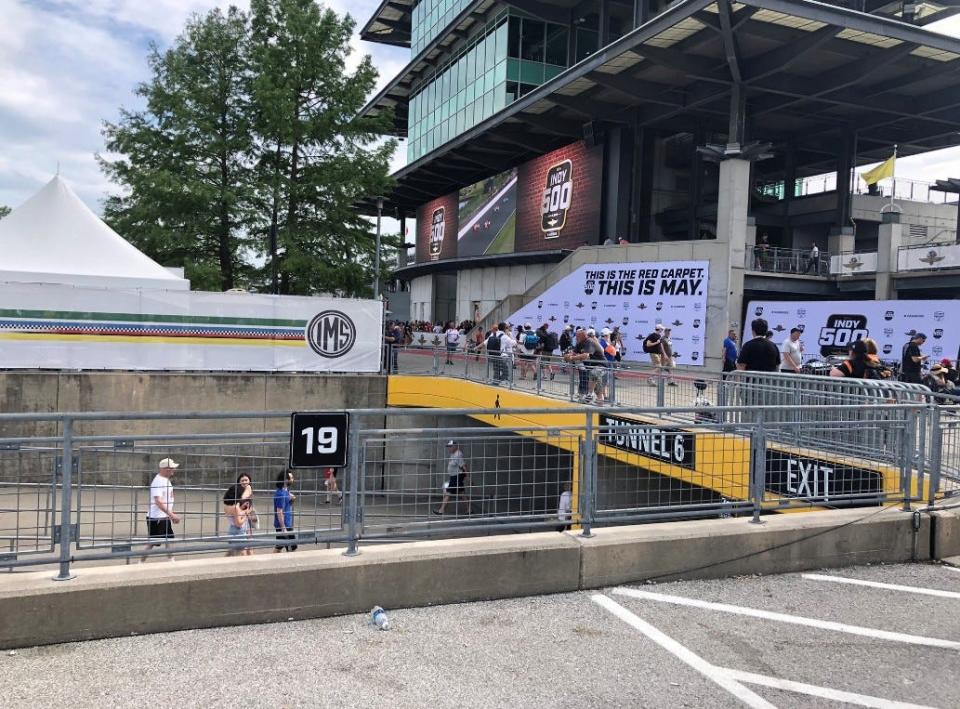 IMS staff made quick work of updating Roger Penske's parking spot with No. 19 following his 19th Indy 500 win.