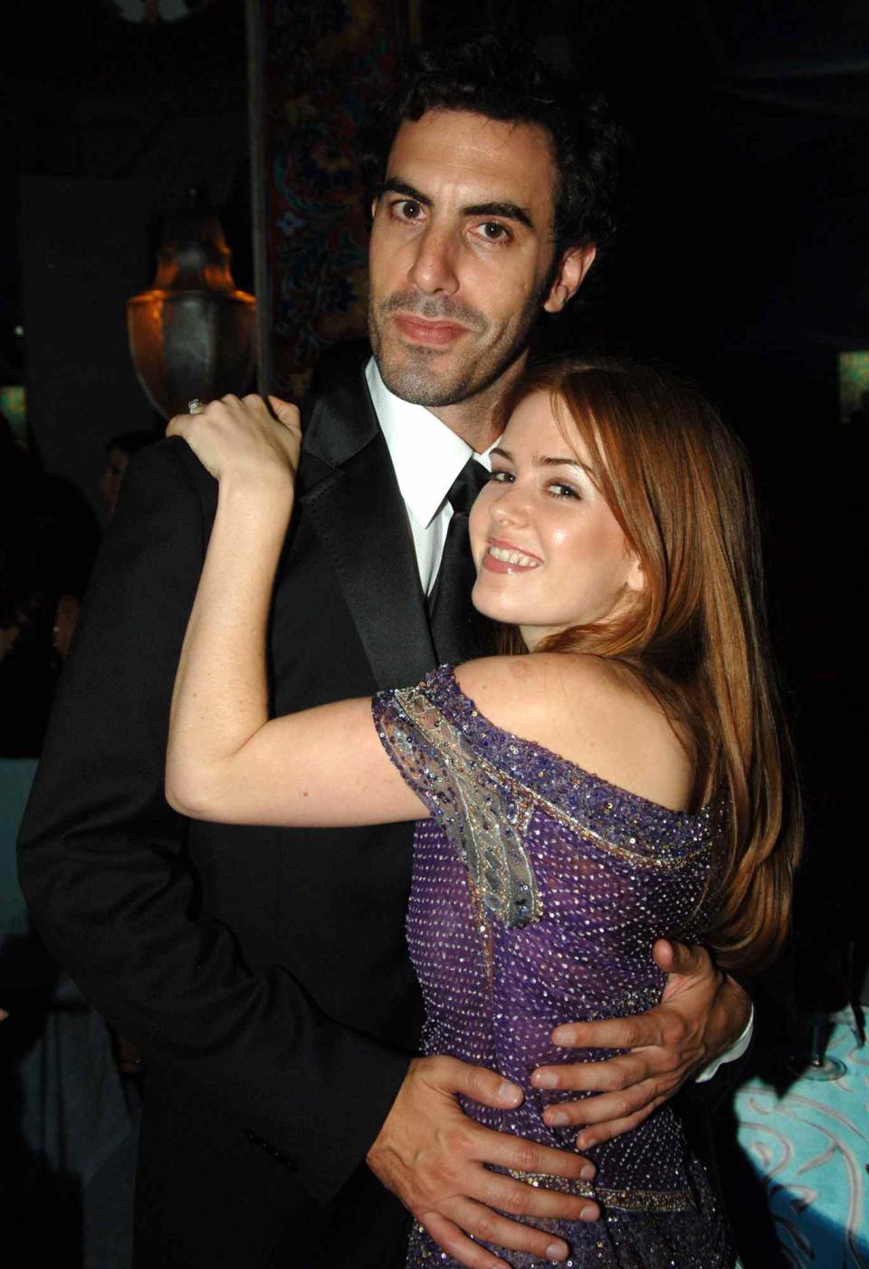 Sacha Baron Cohen and Isla Fisher