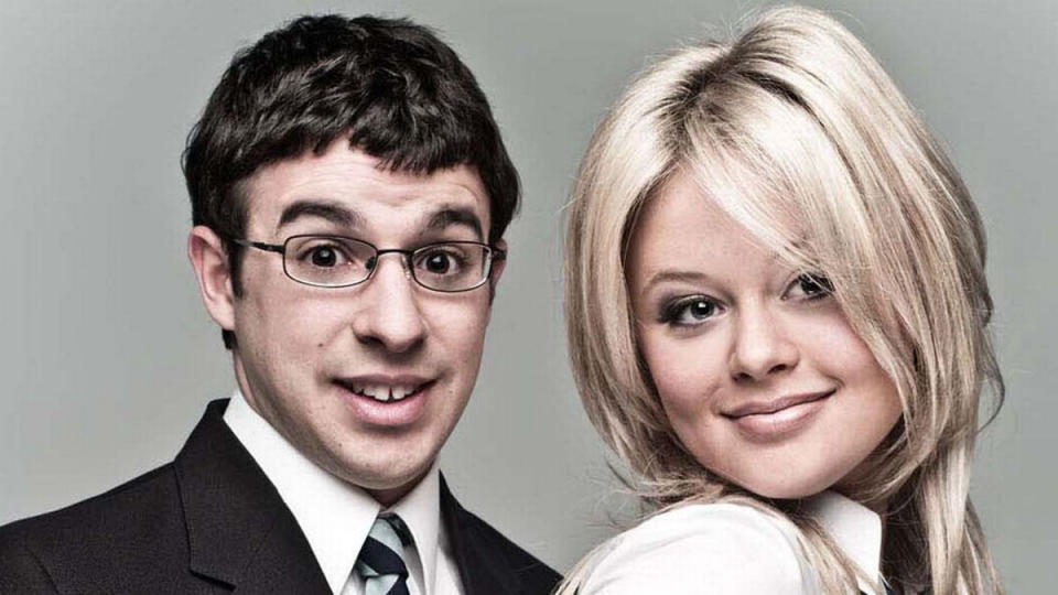 Emily Atack and Simon Bird in 'The Inbetweeners'. (Channel 4)