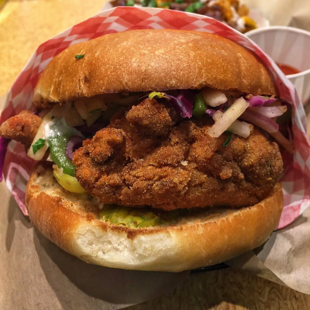 Spicy Fried Chicken Sandwich at The Bird in San Francisco