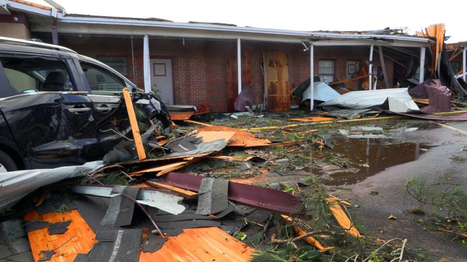 The West Point Motel has been in Divyesh Patel’s family since the 1970s and now will be closed for the foreseeable future due to a tornado that ravaged the town Sunday morning.