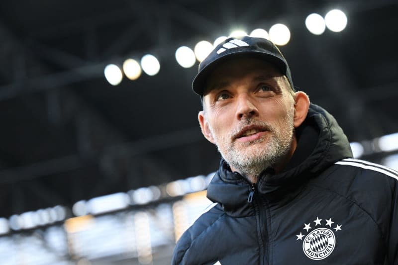 Munich coach Thomas Tuchel is pictured before the German Bundesliga soccer match between FC Augsburg and Bayern Munich at the WWK-Arena. Sven Hoppe/dpa