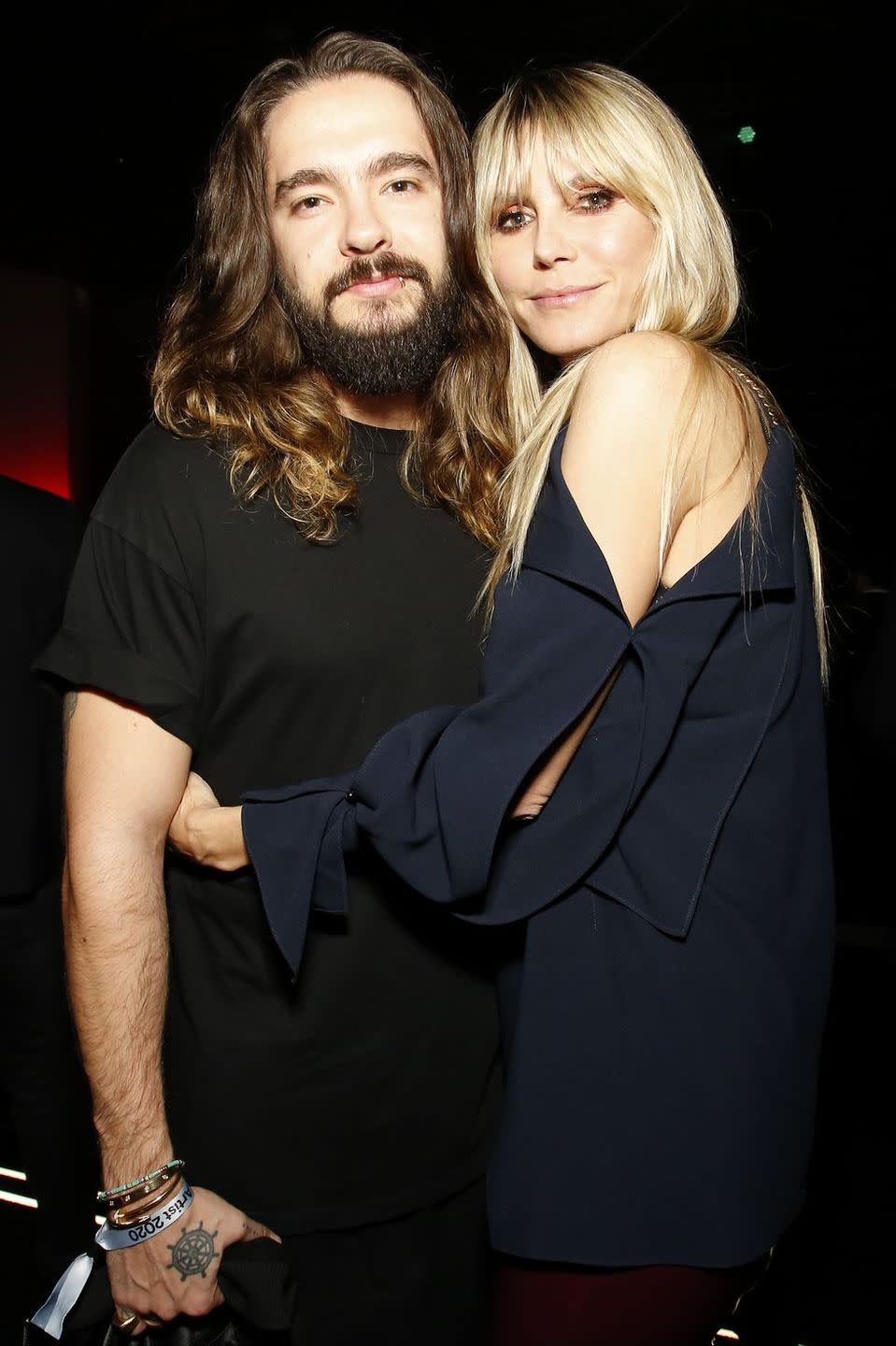 <p>Heidi Klum was 45 years old when she and 29-year-old Tokio Hotel guitarist, Tom Kaulitz, first started dating in 2018. The following year the couple tied the knot, first legally in a civil service and later with a lavish <a href="https://www.insider.com/heidi-klum-tom-kaulitz-second-wedding-italy-2019-8" rel="nofollow noopener" target="_blank" data-ylk="slk:Italian wedding in June;elm:context_link;itc:0;sec:content-canvas" class="link ">Italian wedding in June</a>. "He's an amazing person. I couldn't be happier," Klum told <a href="https://www.usatoday.com/story/entertainment/celebrities/2020/02/06/heidi-klum-amfar-gala-tom-kaulitz-halloween-costume-fashion-diversity/4676319002/" rel="nofollow noopener" target="_blank" data-ylk="slk:USA Today;elm:context_link;itc:0;sec:content-canvas" class="link ">USA Today</a>. <br></p>