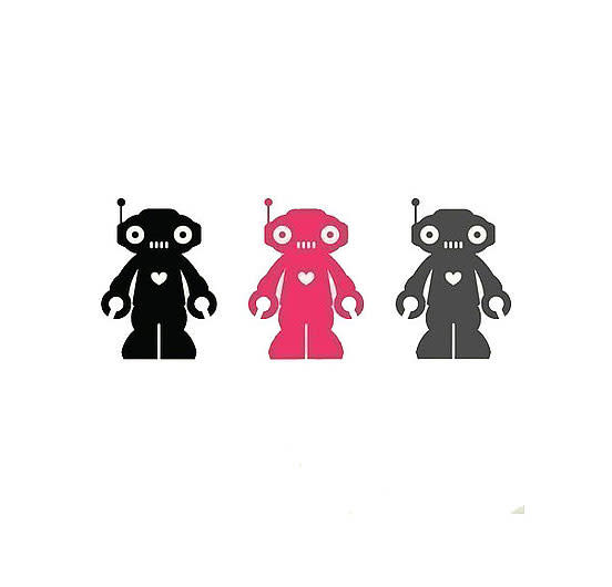 Robot Wall Decals ($14)