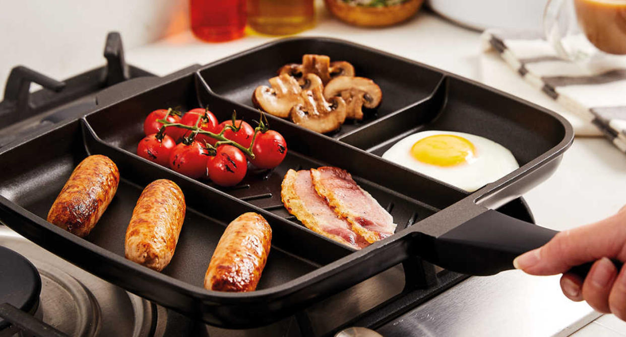 This handy four-in-one pan is a worthy new kitchen addition. (Aldi)