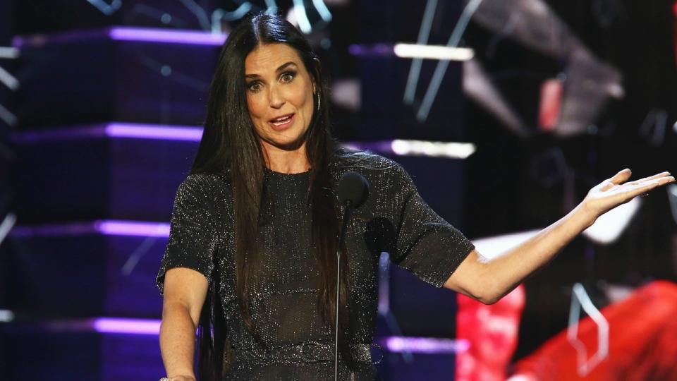 Demi Moore Makes Surprise Appearance at Bruce Willis' Roast, Jokes About Their Divorce