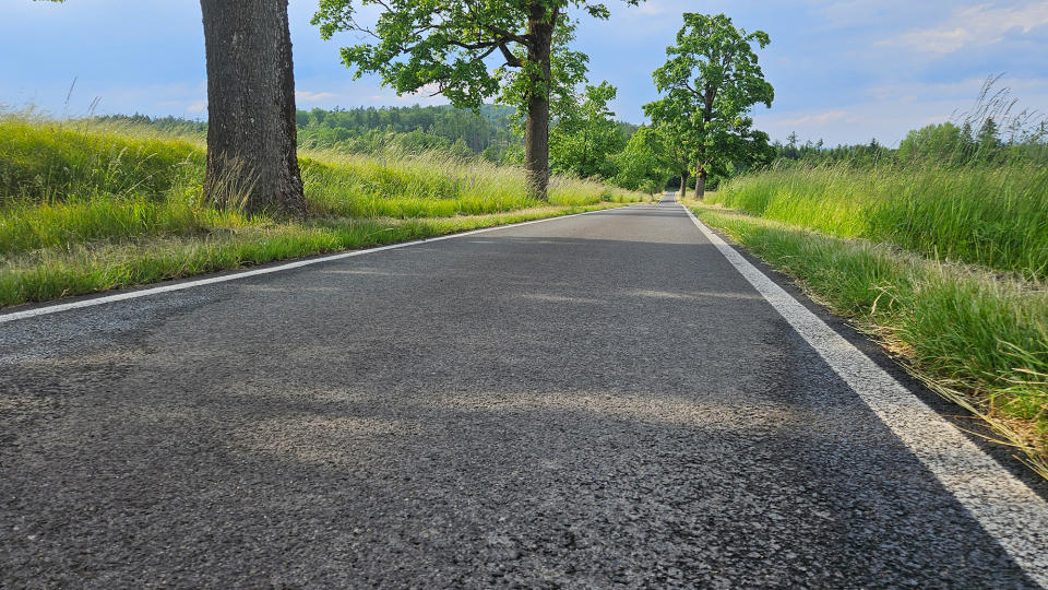 road surface in Northern Czechia