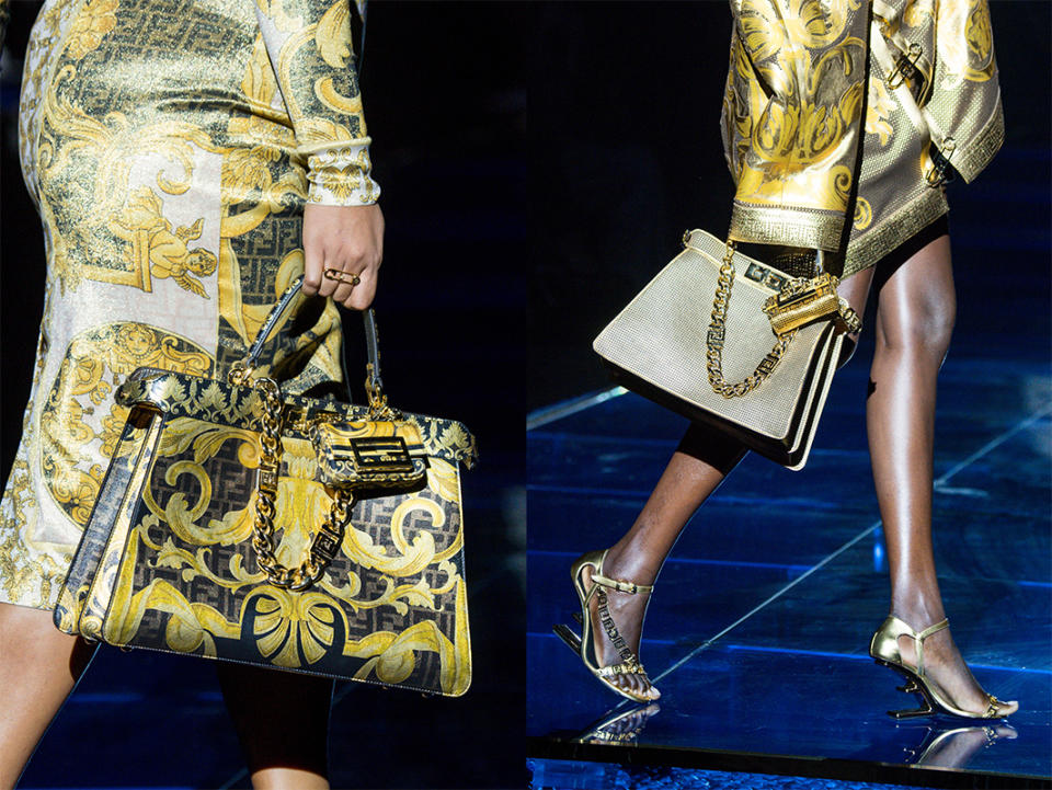 Versace Fendi 震撼聯乘FENDACE登場！明星偶像搶先拎 盤點9款FF標誌與美杜莎頭像「混血」手袋