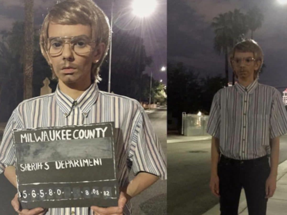 People dressing up as Jeffrey Dahmer has sparked massive backlash from the families of his victims  (@carteebs / Instagram)