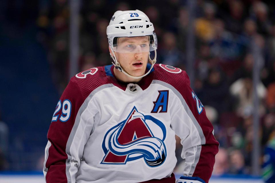 Colorado Avalanche forward Nathan MacKinnon entered the week as the NHL's scoring leader.