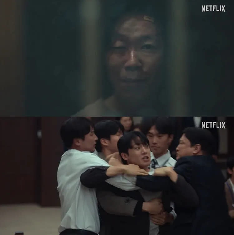 廉惠蘭（上圖）、李到晛是宋慧喬的復仇者聯盟，但第2部都有痛苦的遭遇。翻攝Netflix YouTube