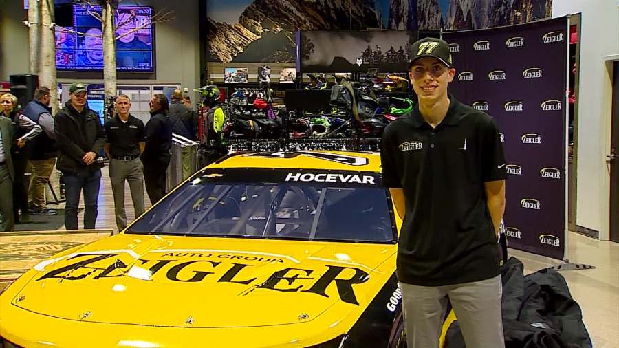 Zeigler is sponsoring Carson Hocevar. (Dec. 11, 2023)