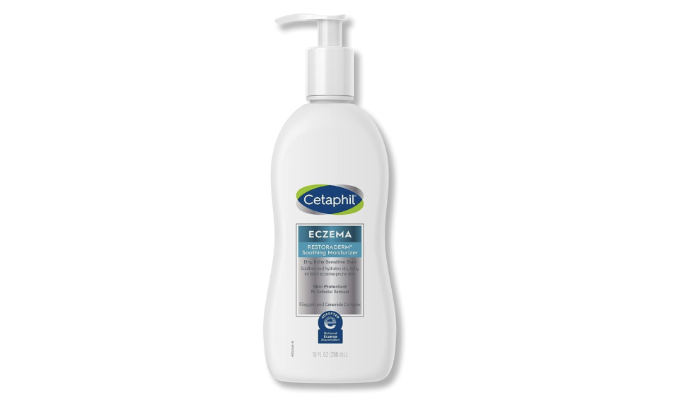 Crema hidratante y calmante para pieles propensas al eczema Restoraderm Cetaphil 
