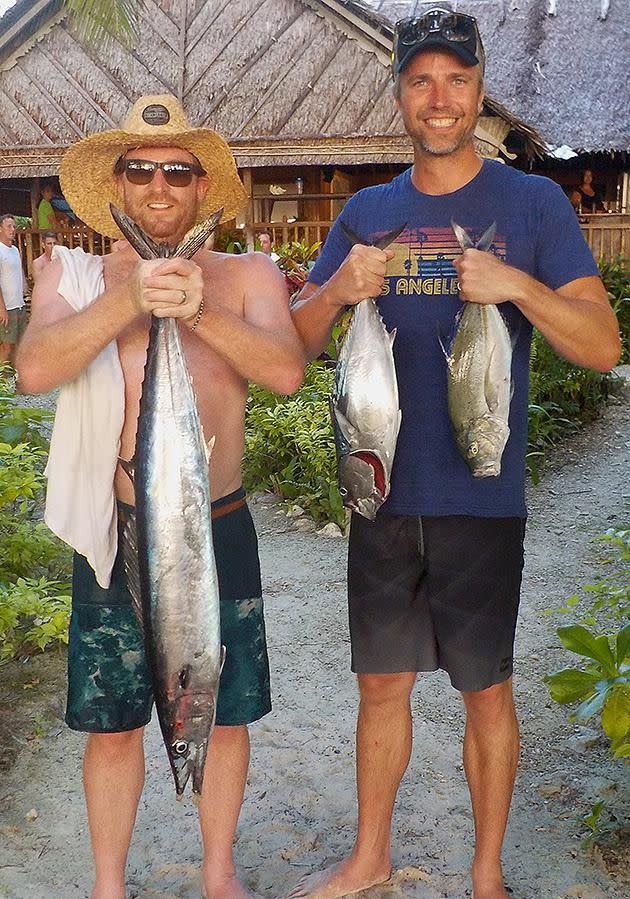 One of several successful fishing trips during our stay. pic: Alice Trend