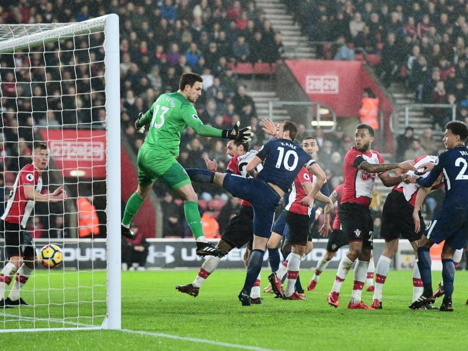 Kane scored his 99th Premier League goal (Tottenham Hotspur FC via Getty I)