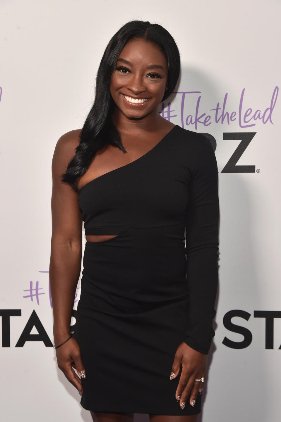 WEST HOLLYWOOD, CALIFORNIA - MAY 19: Simone Biles attends The Inaugural STARZ #TakeTheLead Summit at The West Hollywood EDITION on May 19, 2022 in West Hollywood, California. (Photo by Alberto E. Rodriguez/Getty Images for STARZ)