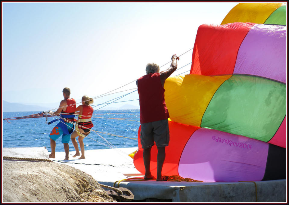 Multi Colored Parachute