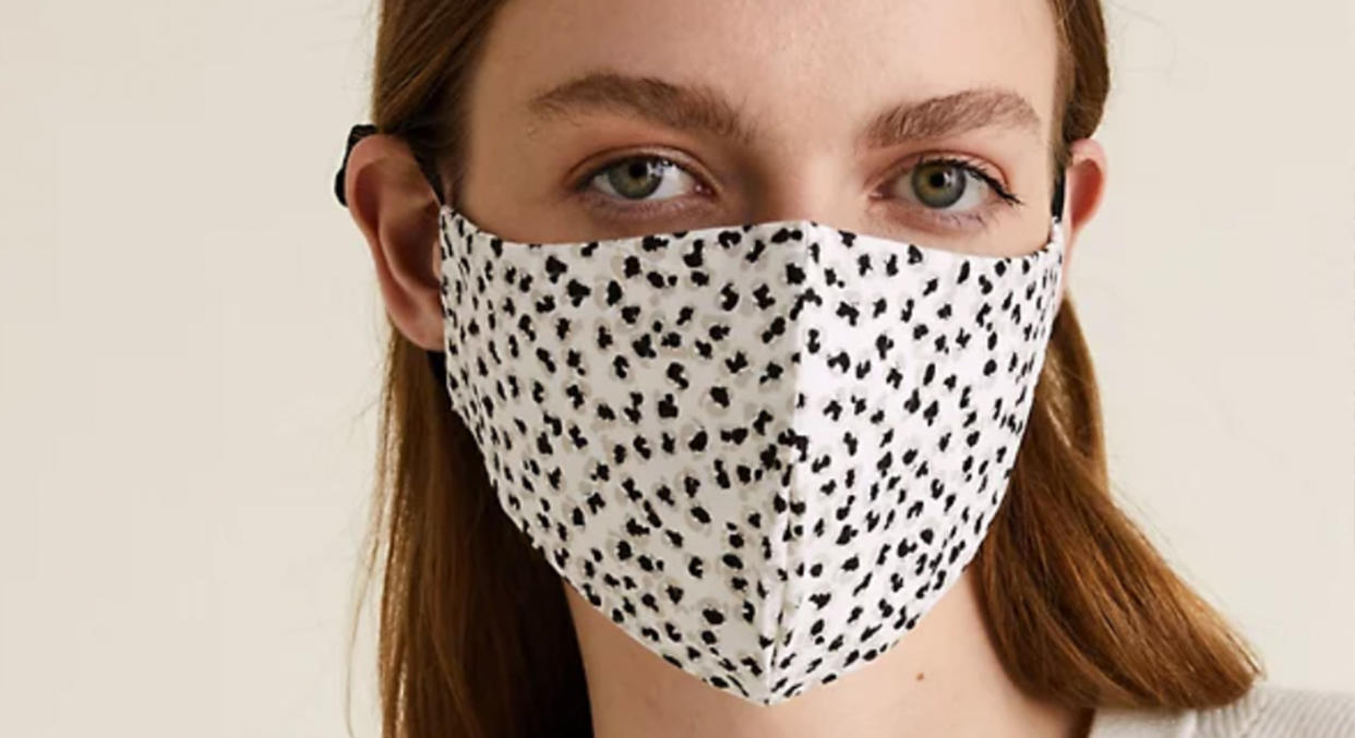 Marks and Spencer reusable and adjustable face masks are back in stock. (Marks & Spencer)