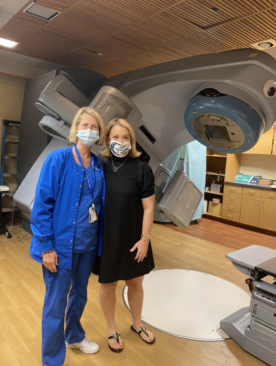 Having pelvic radiation can be really tough on the pelvic floor. Ann Heslin has been going to pelvic floor physical therapy to help her body recover from cancer treatments. (Courtesy Ann Heslin)