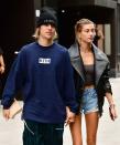 <p>Similar haircuts? Check. Matching grungy style? Check. Justin Bieber and Hailey Baldwin prove that not only opposites attract. </p>