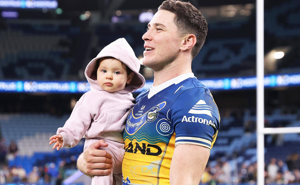 Mitchell Moses, pictured here with daughter Aspyn.