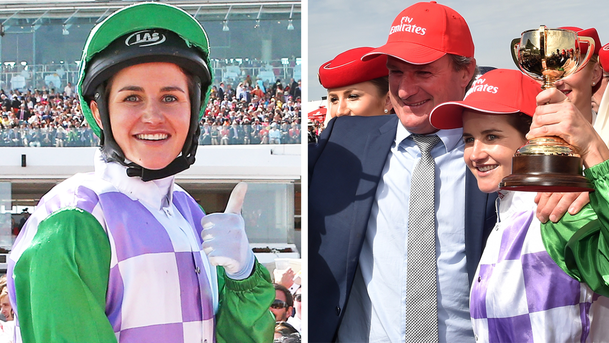 Former Melbourne Cup winner Michelle Payne (pictured) has announced her upcoming retirement from horse racing. (Getty Images)