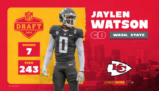 Chiefs select Washington State CB Jaylen Watson at pick No. 243