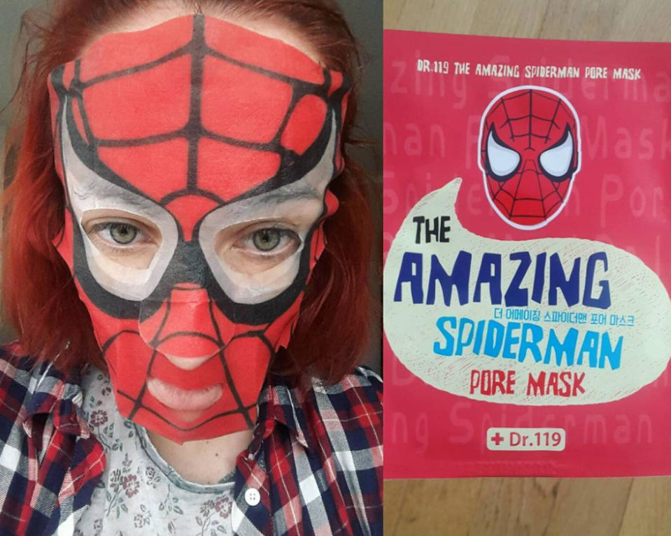 Spiderman face masks