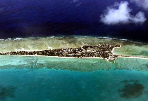 Vacant land is at a premium on Tarawa atoll, capital of the vast archipelago nation of Kiribati. The tiny Pacific nation, where some villagers have had to relocate in the face of rising sea levels, is on "the frontline" of the climate change debate