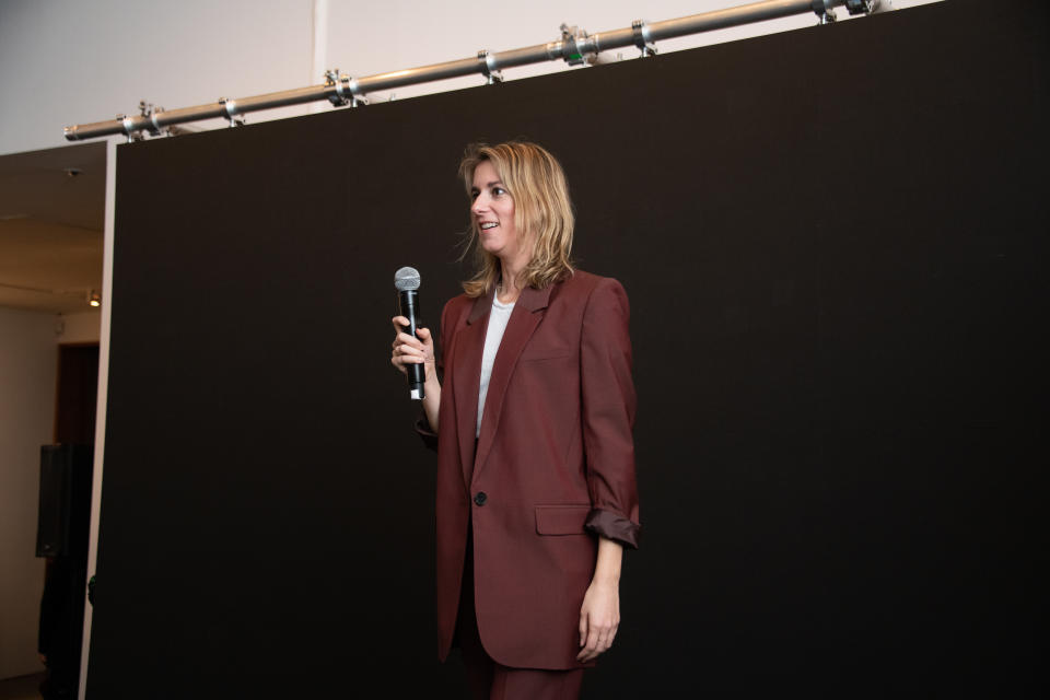 NEW YORK, NEW YORK - FEBRUARY 23: Director Madeleine Sackler speaks at "The O.G." Experience by HBO at Studio 525 on February 23, 2019 in New York City. (Photo by Noam Galai/Getty Images for HBO)