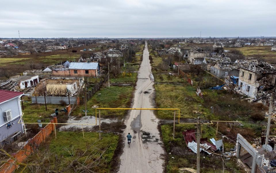 The village of Posad Prokovske was on the frontline of the battles for Mykolaiv and Kherson - Heathcliff O'Malley