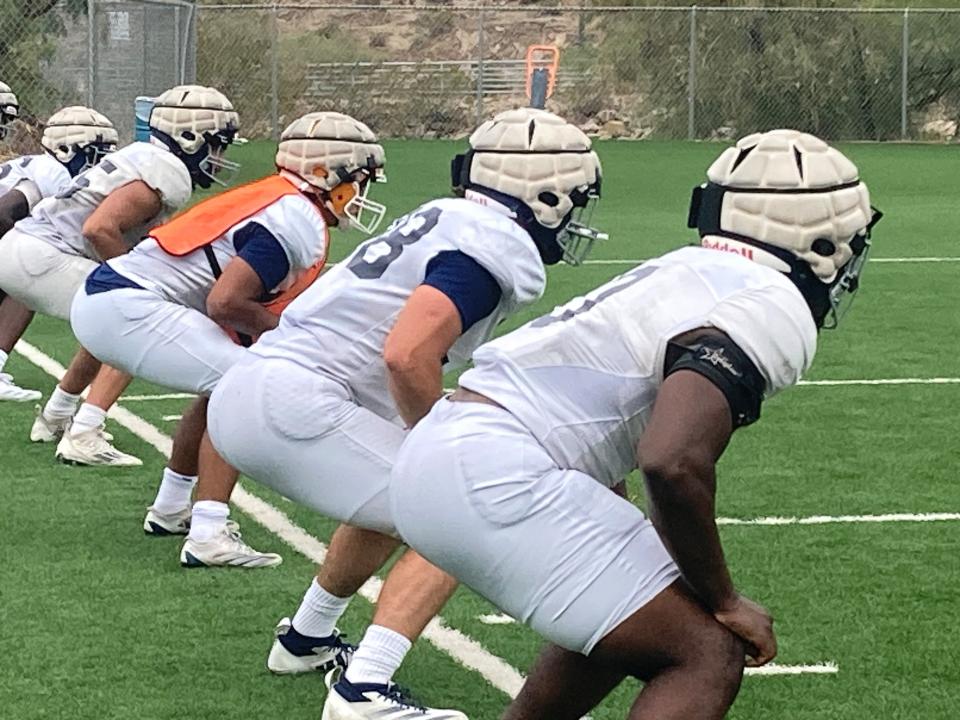 UTEP practices at Glory Field prior to its season opener at Nebraska