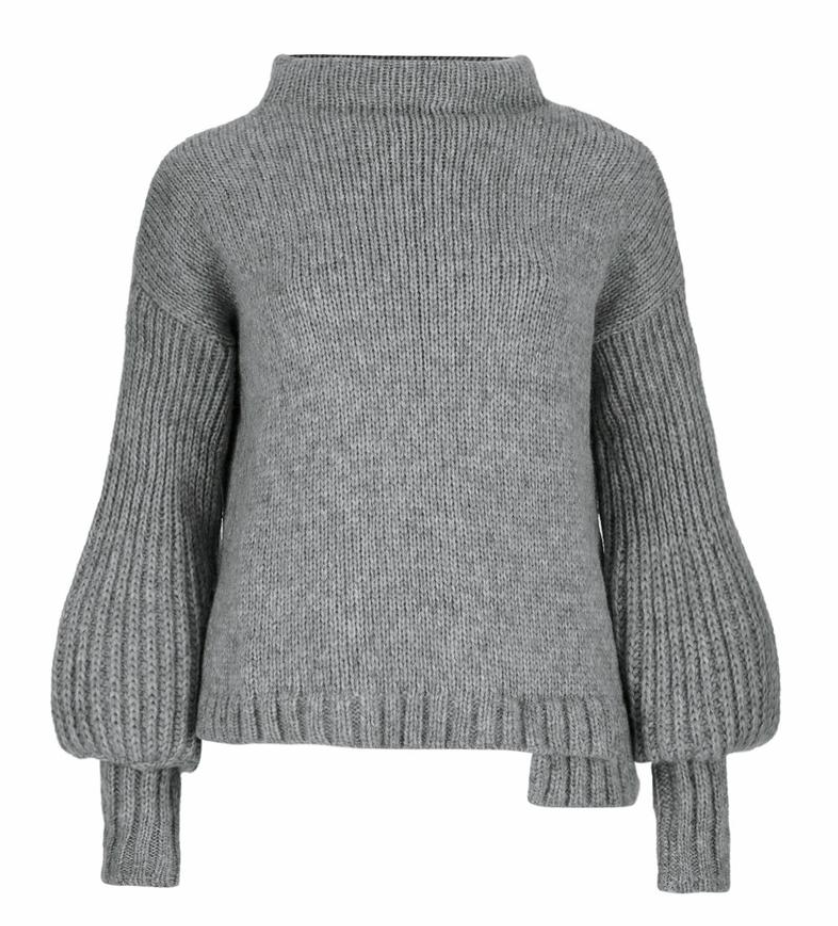 SALANIDA Grey Alpaca Pullover