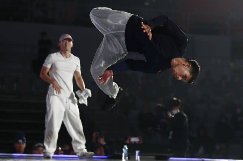 Breaker Victor "B-Boy Victor" Montalvo will represent Team USA at Paris 2024. Photo by Jeon Heon-Kyun/EPA-EFE