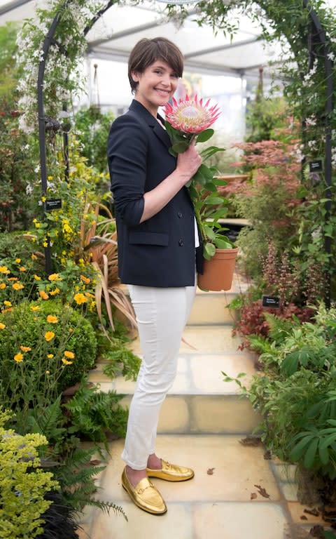 Gemma Arterton a chelsea flower show - Credit: PA