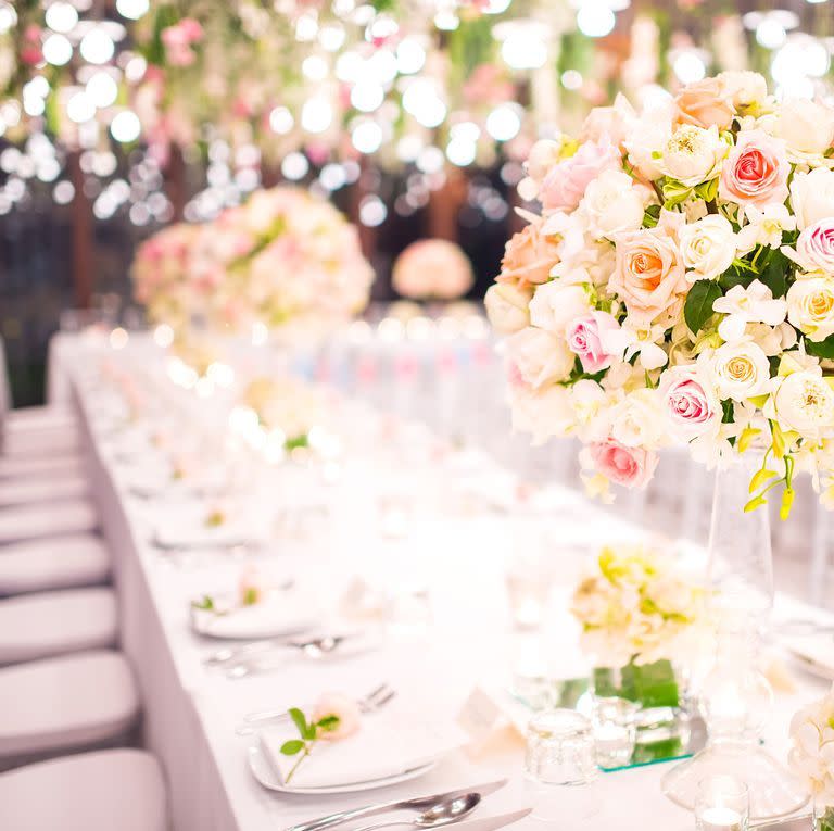 <p>It's a fact that weddings are insanely expensive but it's not your job to play detective all night and figure out how much it costs. "The venue is spectacular, the <a href="https://www.goodhousekeeping.com/home/gardening/g4348/summer-flowers/" rel="nofollow noopener" target="_blank" data-ylk="slk:flowers to-die-for;elm:context_link;itc:0;sec:content-canvas" class="link ">flowers to-die-for</a>, and the bar top of the line, but to openly speculate on the costs is trés gauche," says Jodi Smith, founder of <a href="http://www.mannersmith.com/" rel="nofollow noopener" target="_blank" data-ylk="slk:Mannersmith Etiquette Consulting;elm:context_link;itc:0;sec:content-canvas" class="link ">Mannersmith Etiquette Consulting</a>. "Instead enjoy the fact you have been invited to such a fabulous affair and leave it at that."</p>