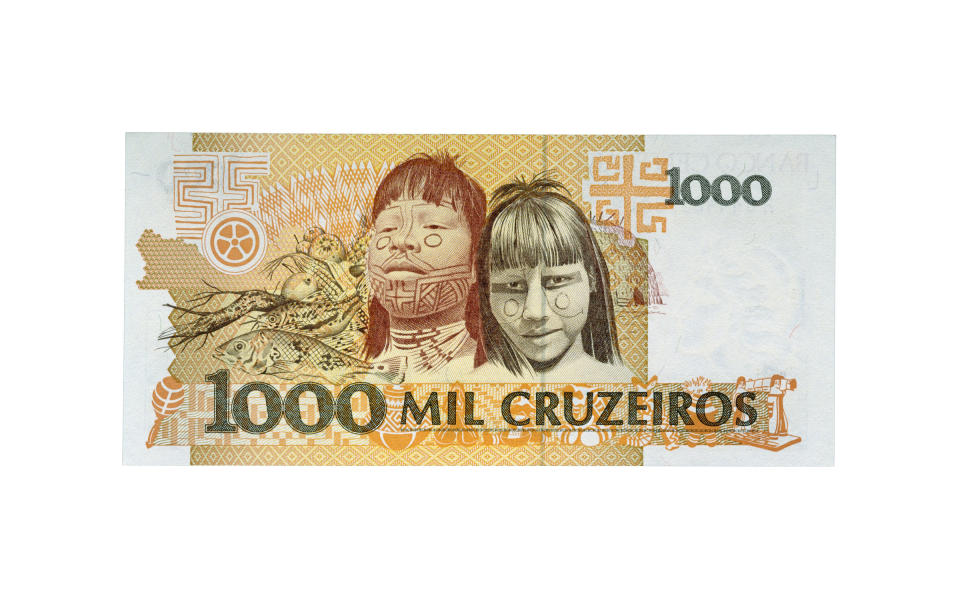 Brazil, 1,000 Cruzeiro Bill