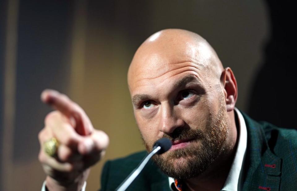 Tyson Fury will put his WBC title on the line (John Walton/PA) (PA Wire)